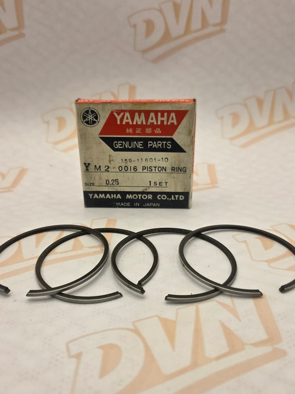 Yamaha YMC2 Big Bear 305 piston ring set YM2 0016 Size 0.25 159-11601-10
