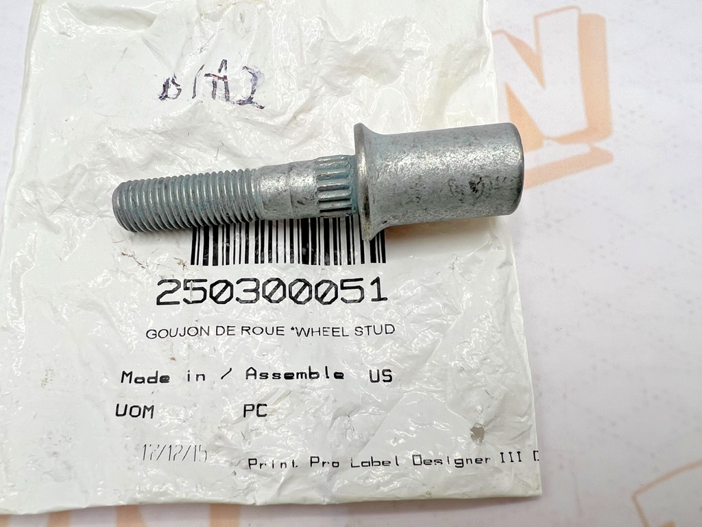 Can Am Commander Maverick Wheel Stud 250300060 800 1000 1000R