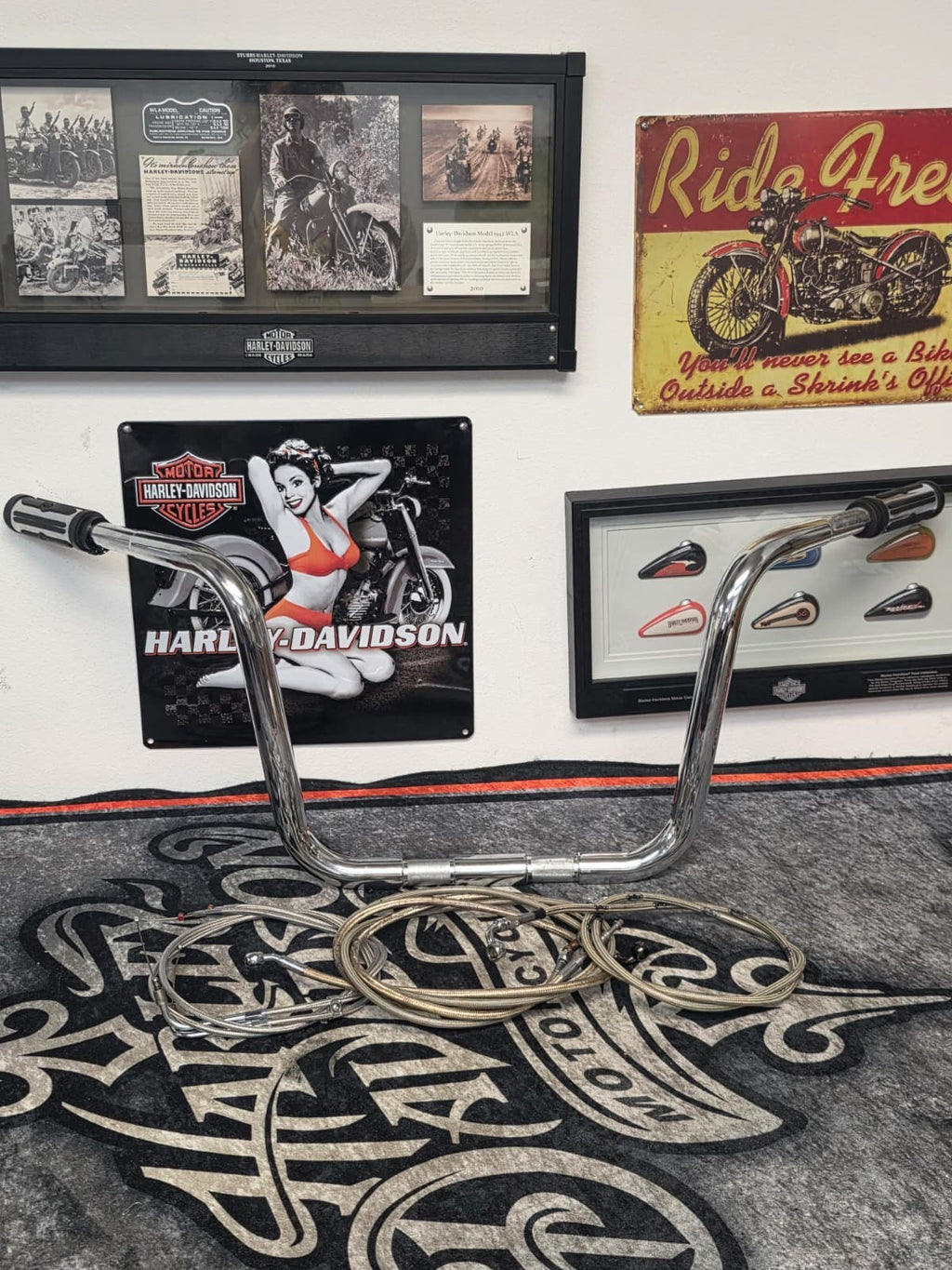 HarleyDavidson HERITAGE FLSTS, 97-2006  Wild . Chubby Ape Springer Handlebar KIT