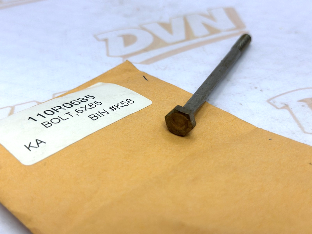 NOS Kawasaki Cylinder Head Bolt 6 x 85 JS440 110R0685