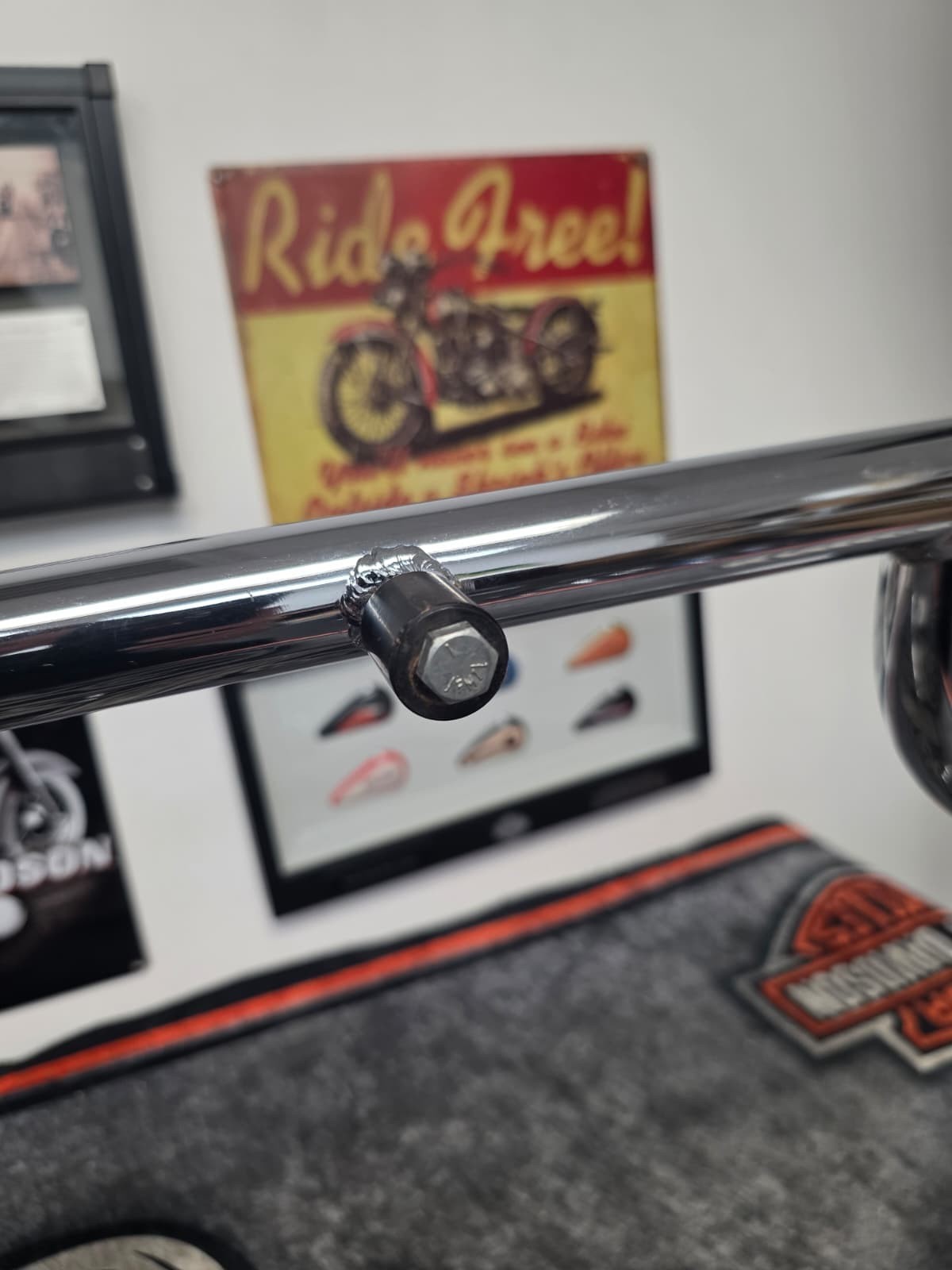 Highway Bar Engine Guard for '86-11 Harley Davidson Softail Models - Chrome