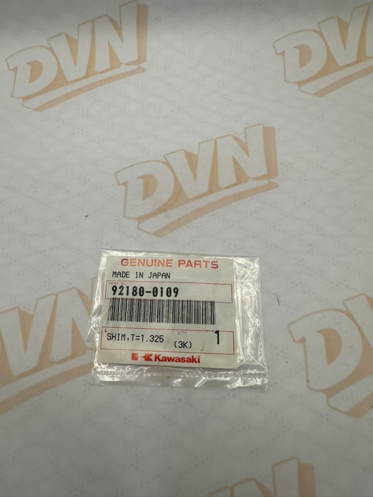 KAWASAKI SHIM, T = 1.325 92180-0109