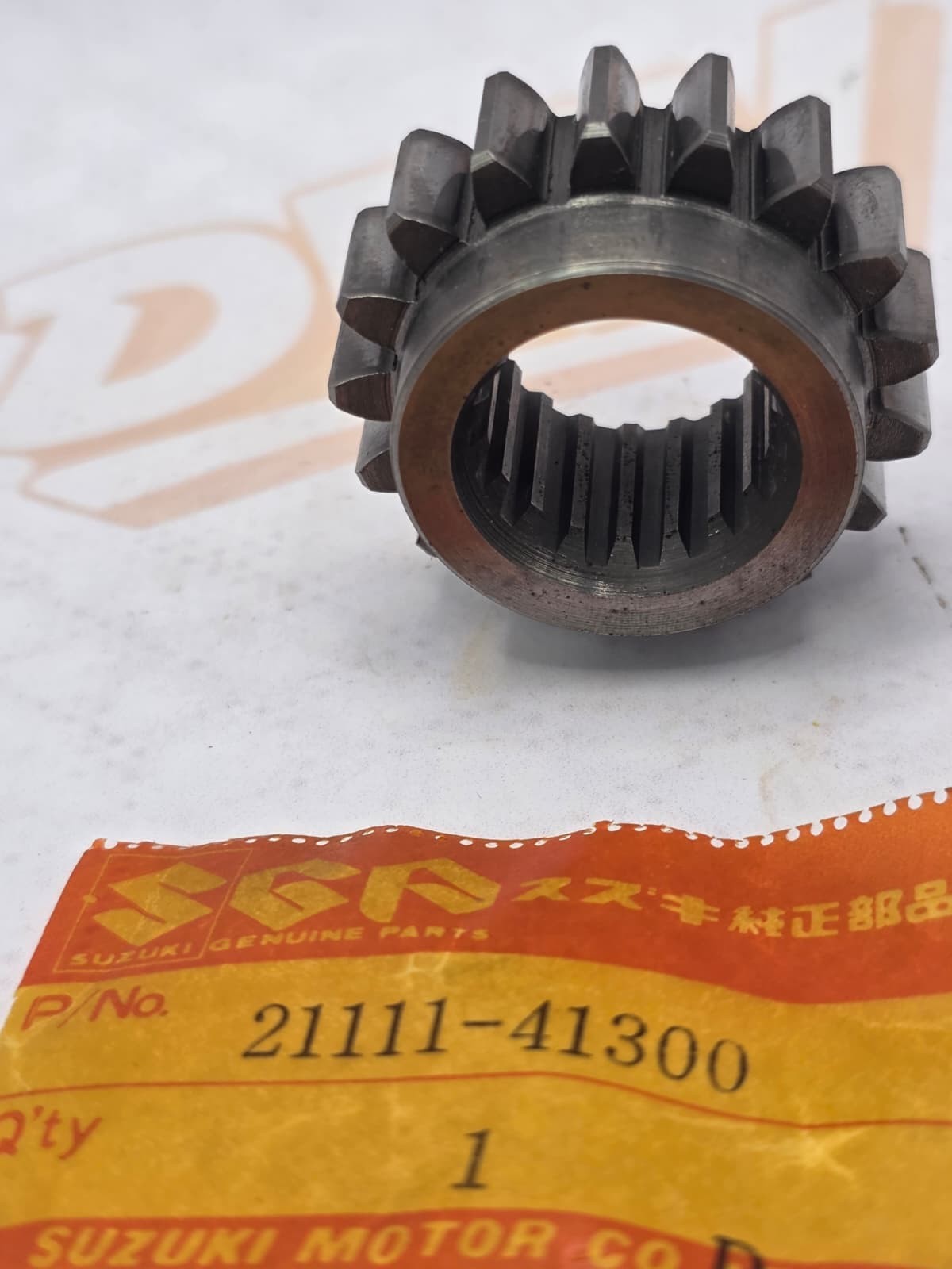 NOS Suzuki OEM Primary Drive Gear 1976 RM125 1977 RM100 21111-41300