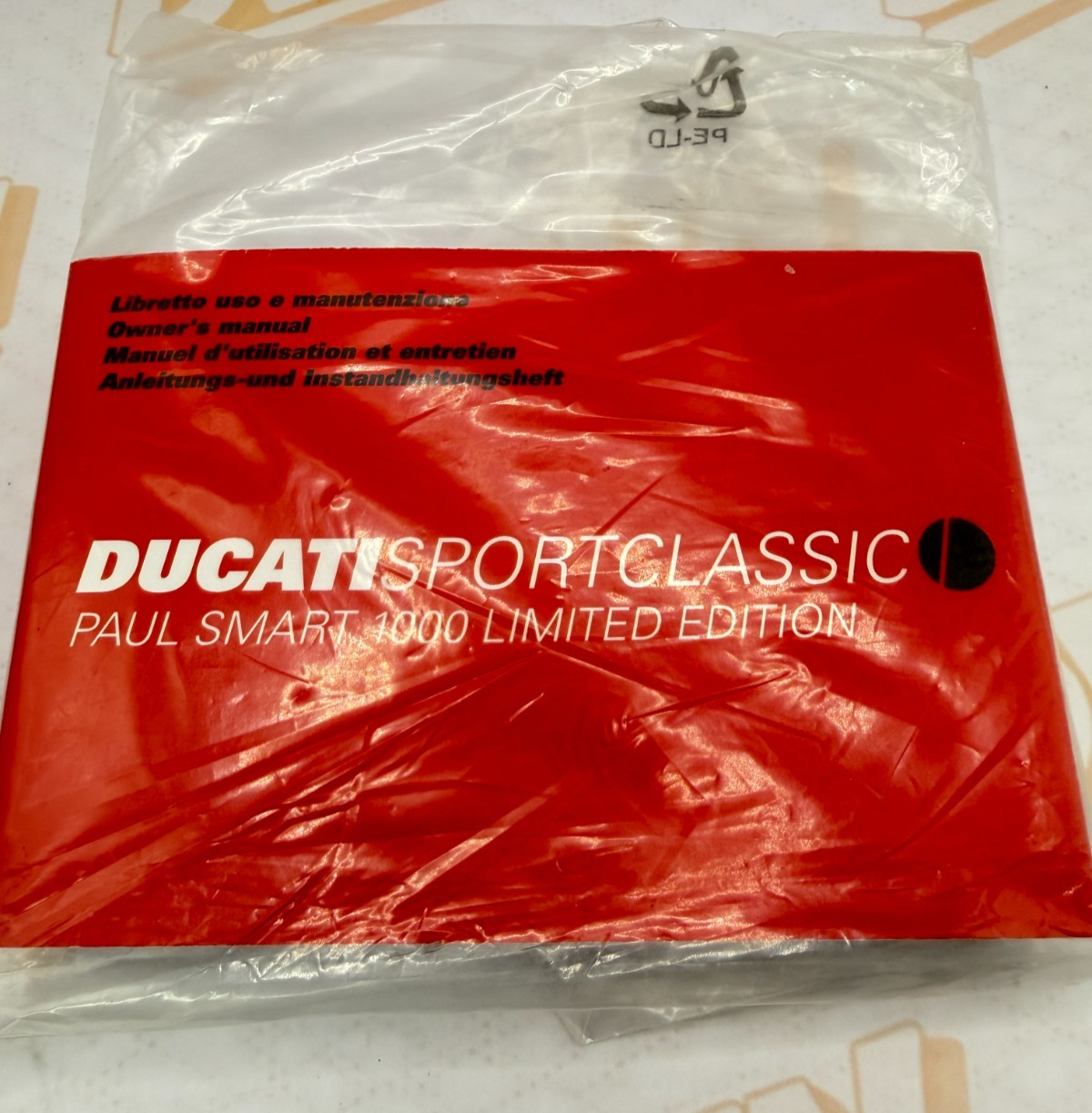 NOS Genuine Ducati Paul Smart 1000 Limited Edition Owner's Manual OEM 91371091A
