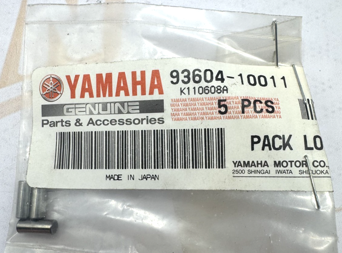 New OEM Yamaha 93604-10011-00 Dowel Pin NOS