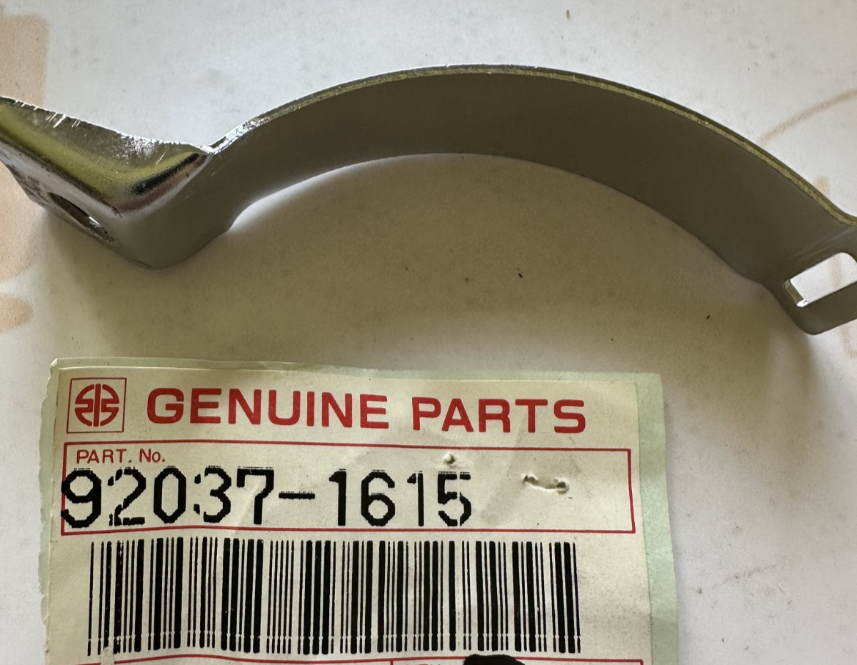 Kawasaki OEM Muffler Cover Clamp 92037-1615