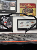 2003 Harley Softail Engine Guard Crash Cage Bar MUSTACHE BLACK