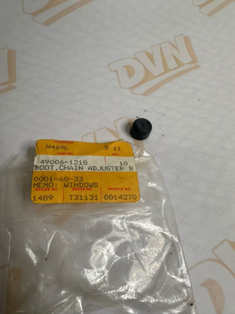 Chain Adjuster Boots  Genuine Kawasaki 49006-1218