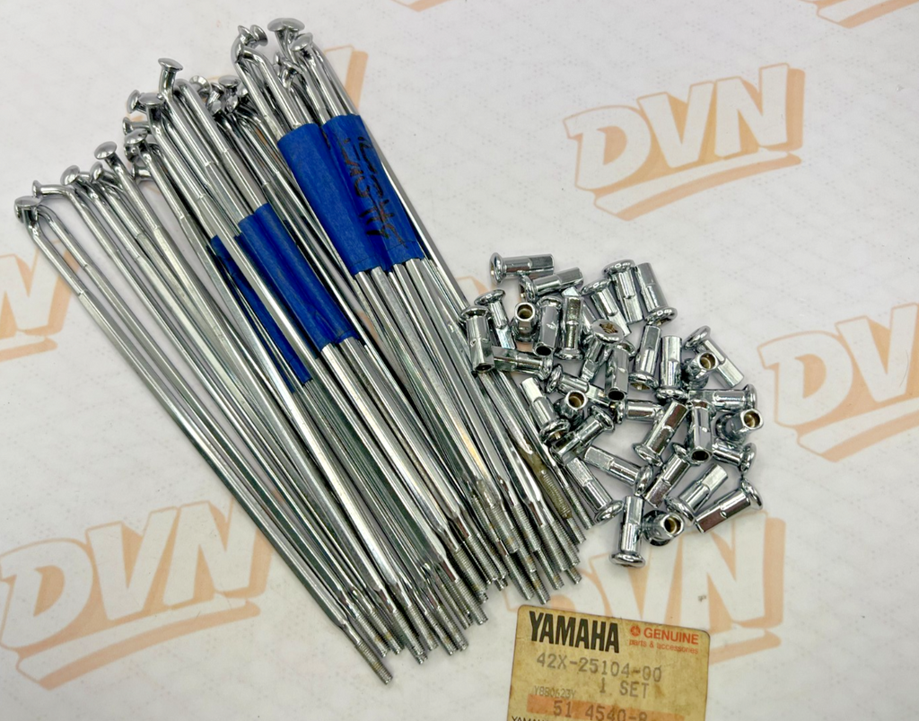 New Genuine Yamaha 42X-25104-00 Spoke Set, Front, 42X-25104-00-00