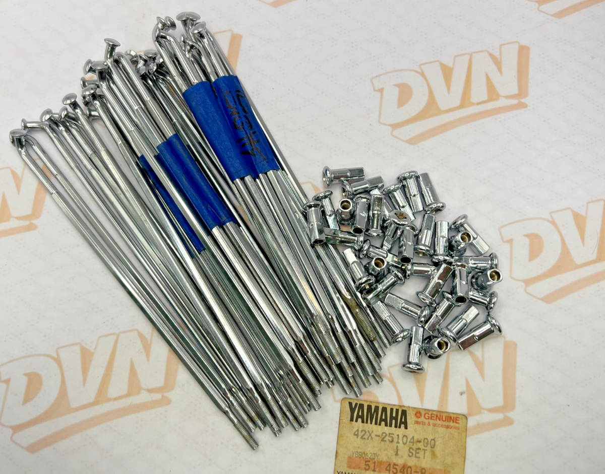 New Genuine Yamaha 42X-25104-00 Spoke Set, Front, 42X-25104-00-00