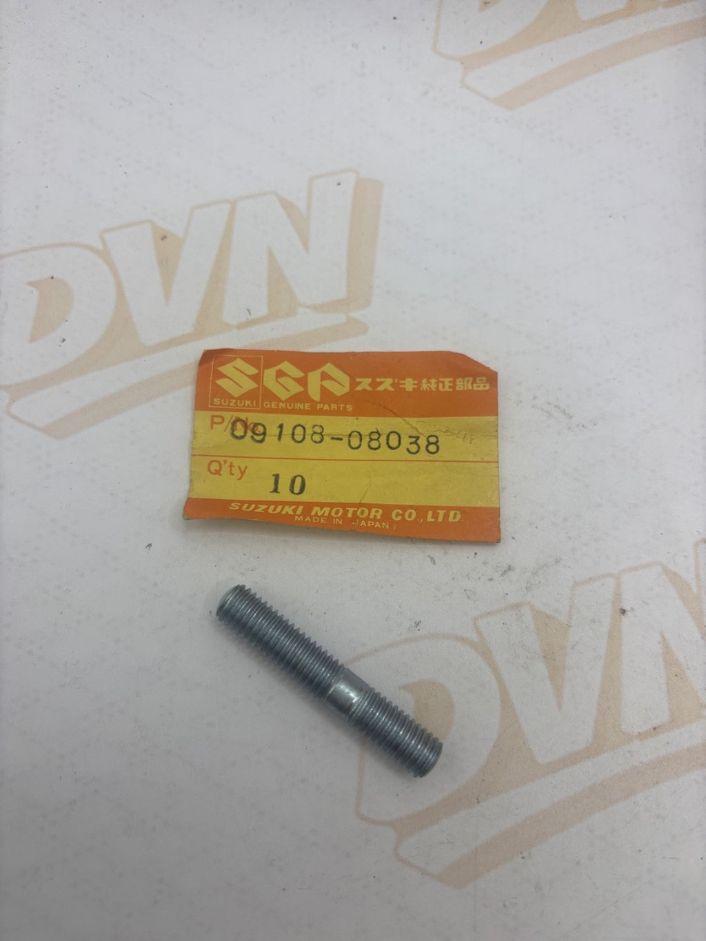 NOS Genuine Suzuki Stud Bolt 09108-08038