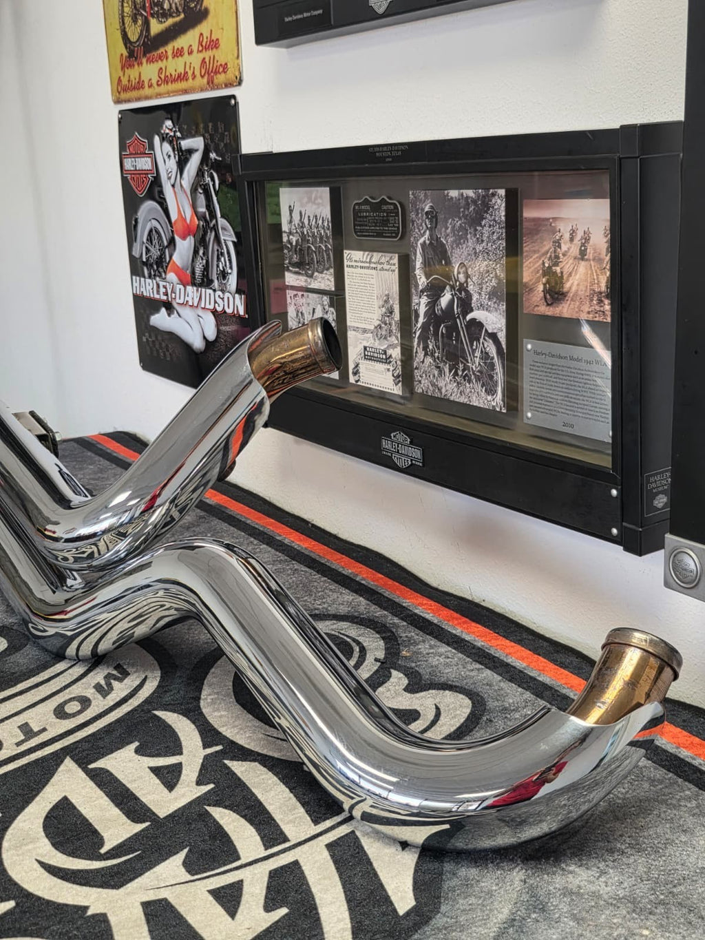 HARLEY-DAVIDSON SPRINGER SOFTAIL  EFI COMPLETE EXHAUST SYSTEM PIPE SUPERTRAPP
