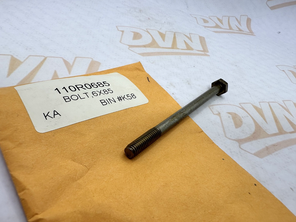 NOS Kawasaki Cylinder Head Bolt 6 x 85 JS440 110R0685