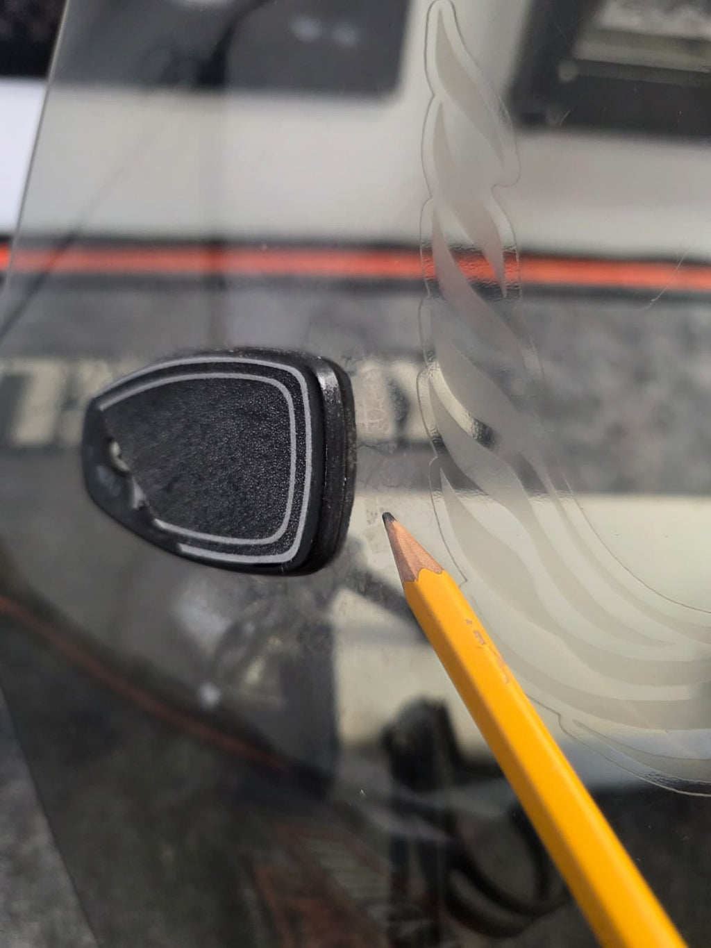 Clear Motorcycle Windshield For Harley  Softail