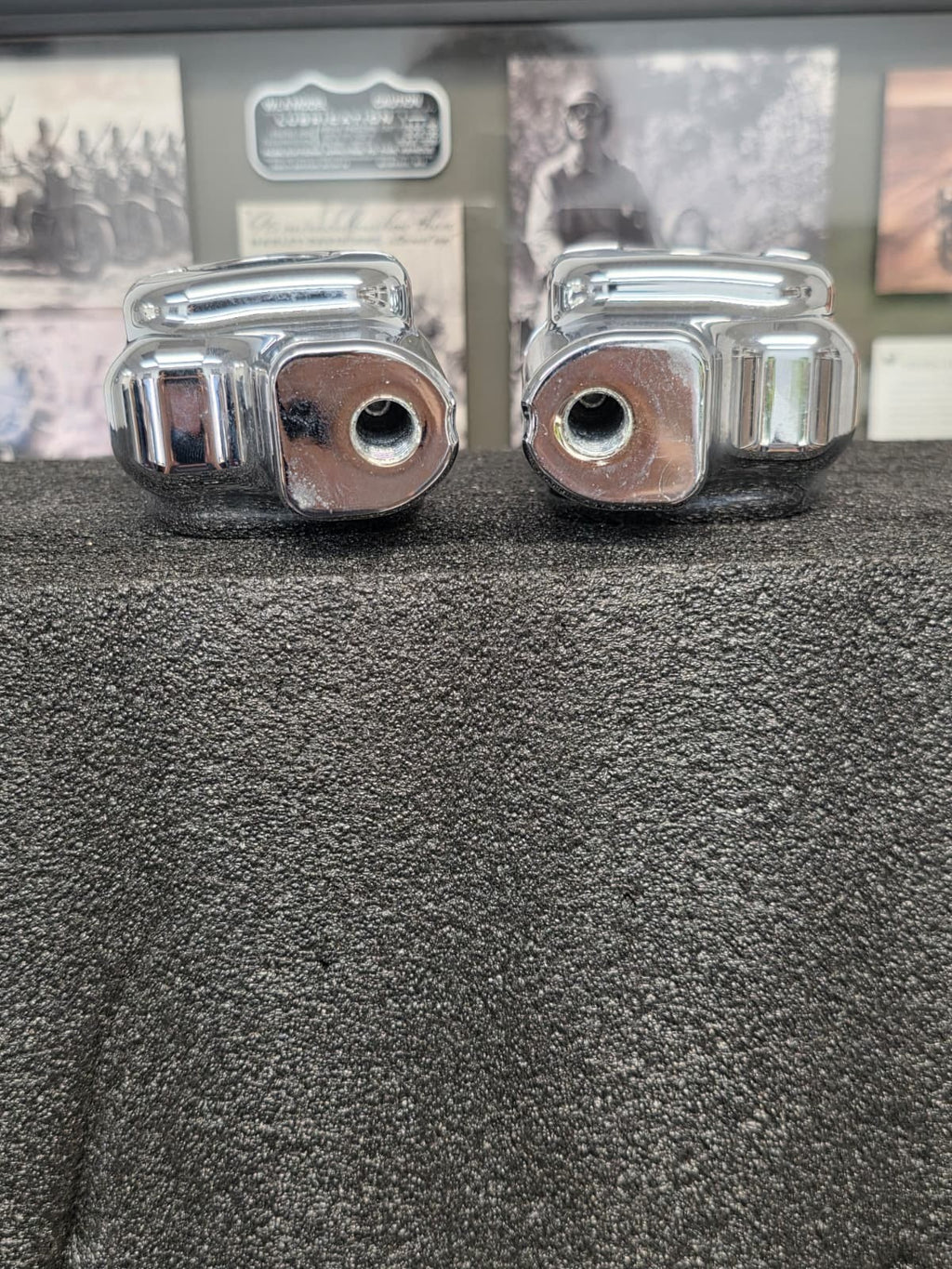 HarleyDavidson 56887-07/09 Softail Sportster Chrome Handlebar Risers Genuine OEM