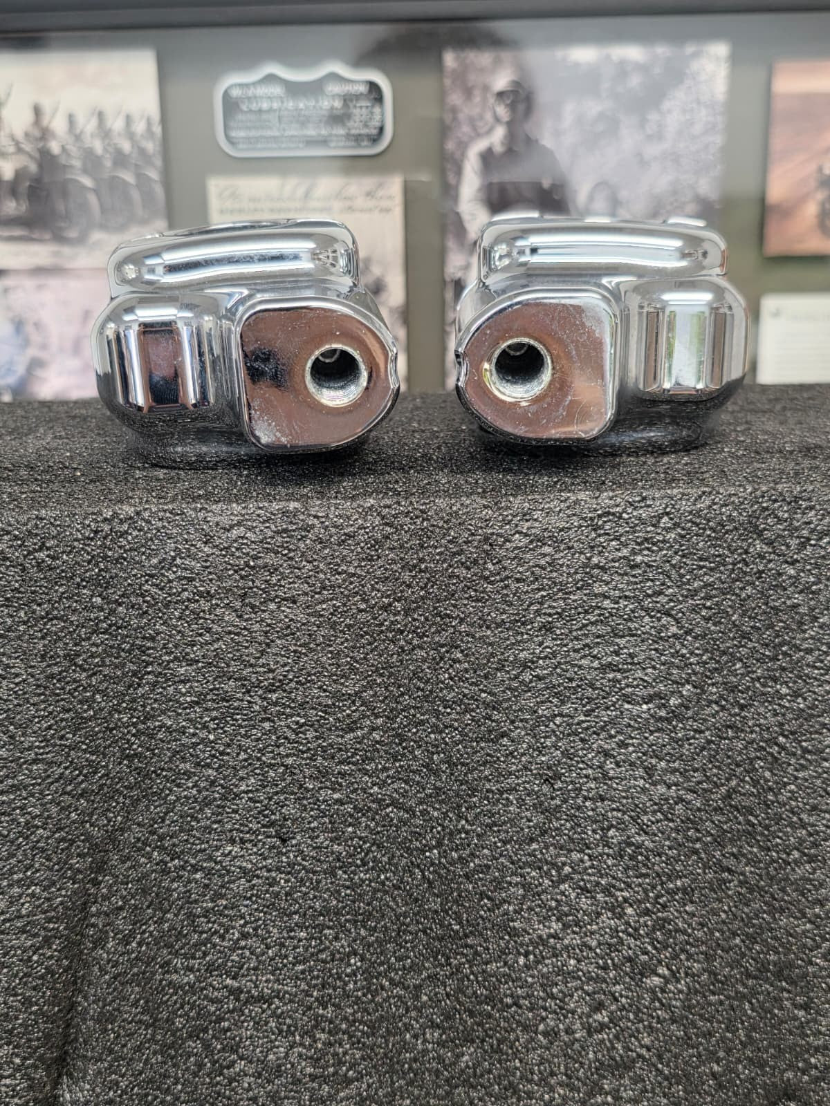 HarleyDavidson 56887-07/09 Softail Sportster Chrome Handlebar Risers Genuine OEM