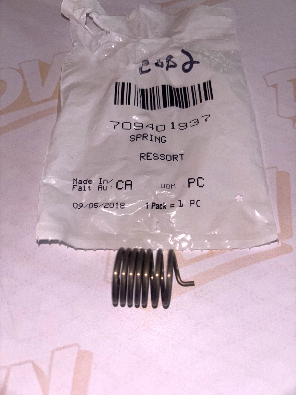 OEM Spring, 709401937