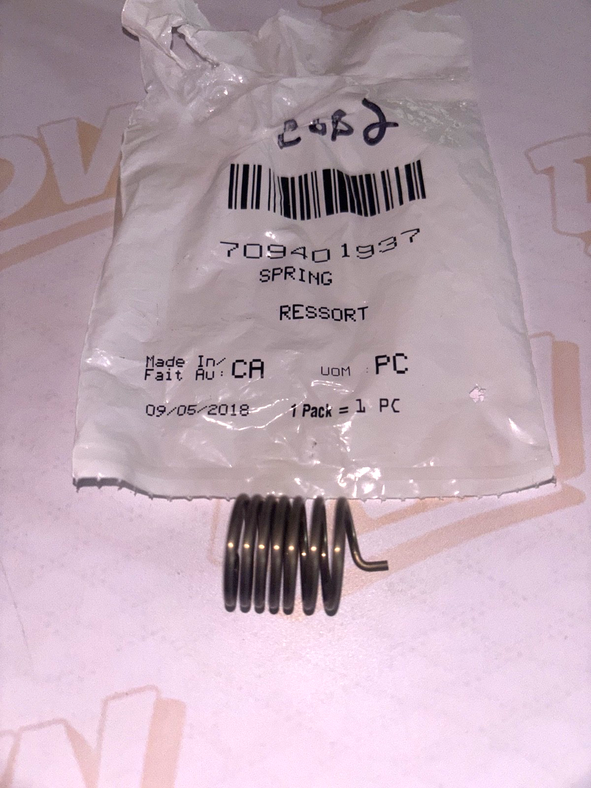 OEM Spring, 709401937