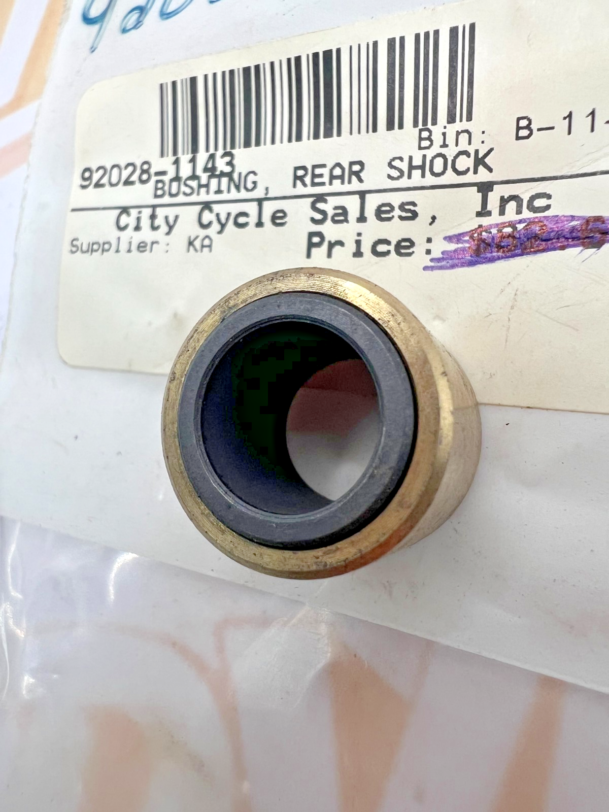KAWASAKI NOS BUSHING REAR SHOCK 92028-1143