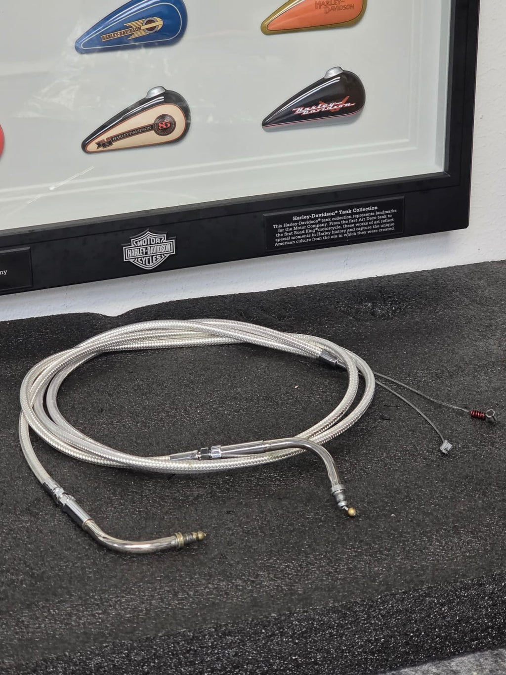 TALLER HANDBar CableS and Brake Line Kit For Harley-Davidson SOFTAIL 06-17