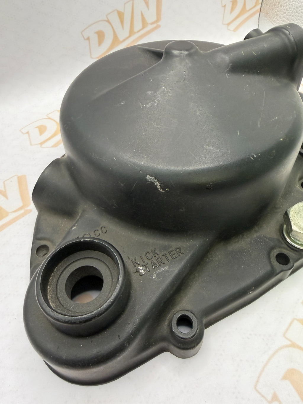 NOS 1975 Suzuki TC125 OEM Clutch Cover Engine Side Cover Assy 11300-28860