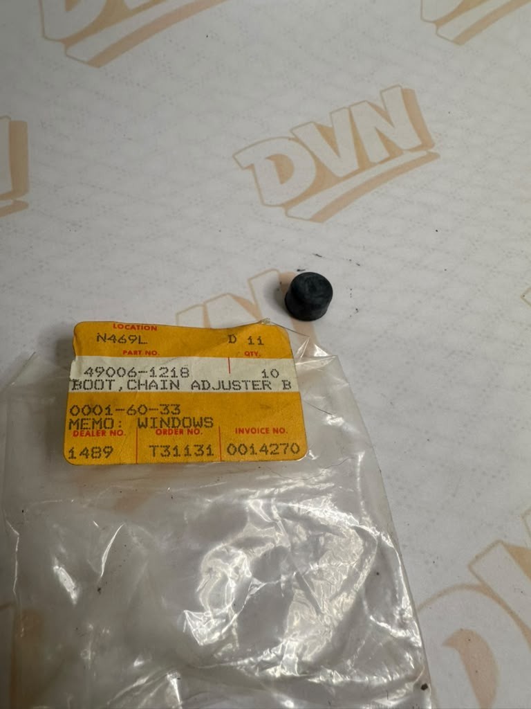 Chain Adjuster Boots  Genuine Kawasaki 49006-1218