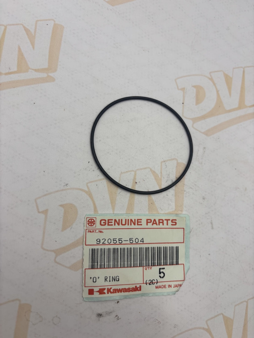 New OEM Kawasaki 92055-504 O-Ring NOS